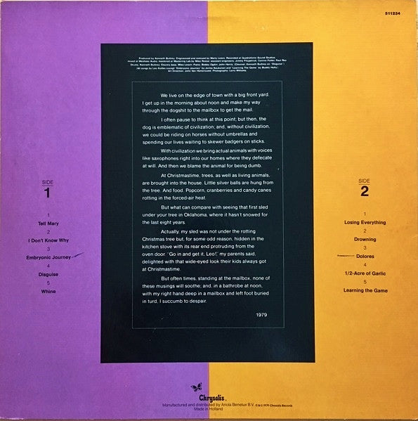 Leo Kottke : Balance (LP, Album)