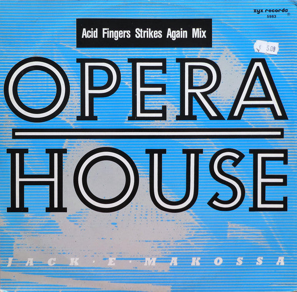 Jack E Makossa : Opera House (Acid Fingers Strikes Again Mix) (12", Maxi)