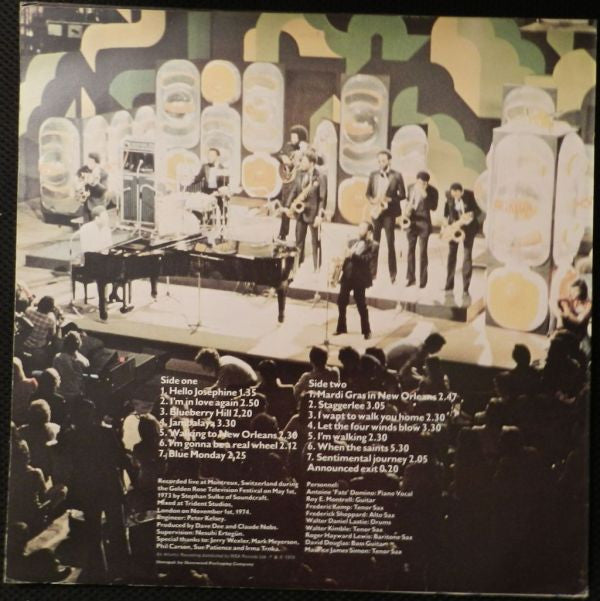 Fats Domino : 'Hello Josephine' Live At Montreux (LP, Album)