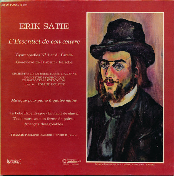 Erik Satie : L'Essentiel De Son Oeuvre (2xLP)