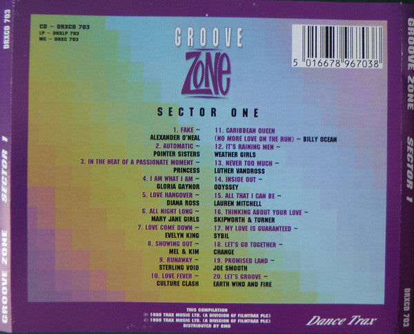 Various : Groove Zone Sector One (CD, Comp)
