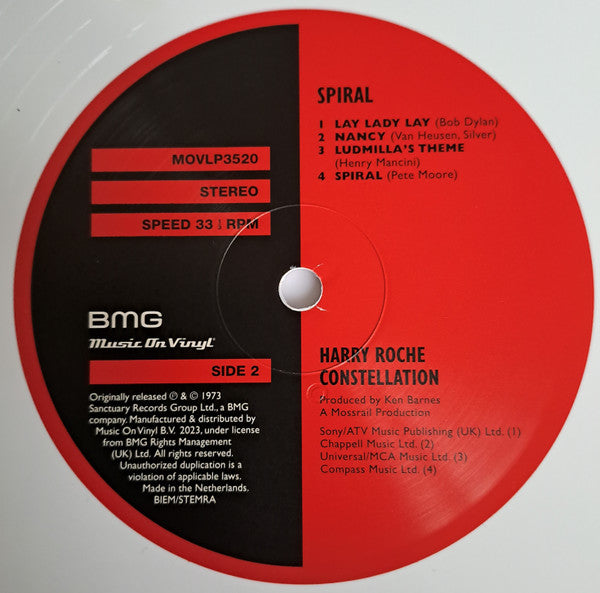 The Harry Roche Constellation : Spiral (LP, Album, Ltd, RE, Whi)