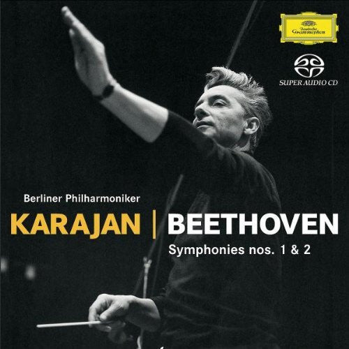 Ludwig van Beethoven – Berliner Philharmoniker, Herbert von Karajan : Symphonies Nos. 1 & 2 (SACD, Hybrid, Comp, RE)