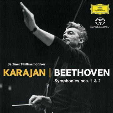 Ludwig van Beethoven – Berliner Philharmoniker, Herbert von Karajan : Symphonies Nos. 1 & 2 (SACD, Hybrid, Comp, RE)