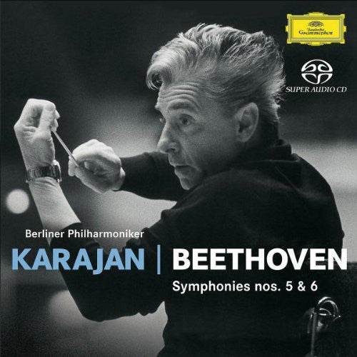 Ludwig van Beethoven, Berliner Philharmoniker, Herbert von Karajan : Symphonies Nos. 5 & 6 (SACD, Hybrid, Comp)