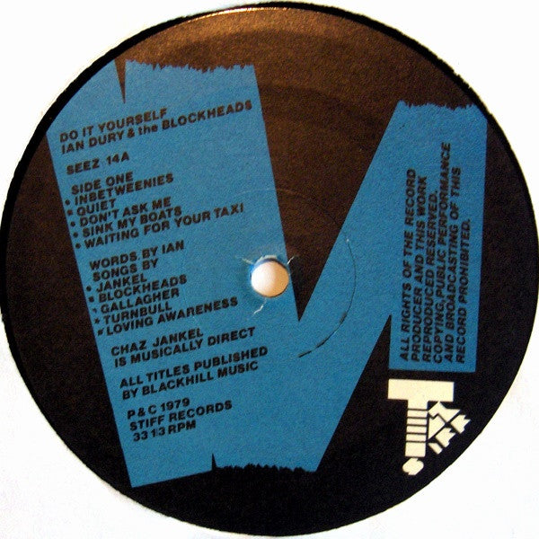 Ian Dury & The Blockheads* : Do It Yourself (LP, Album)