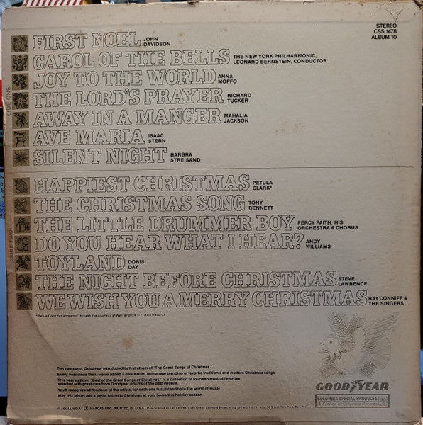 Various : Best Of The Great Songs Of Christmas (LP, Album, Comp, Ltd)