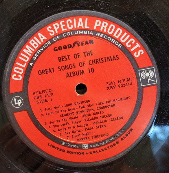 Various : Best Of The Great Songs Of Christmas (LP, Album, Comp, Ltd)