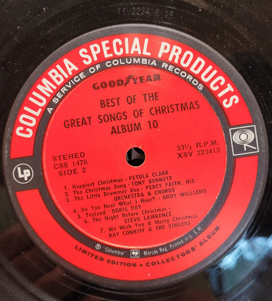 Various : Best Of The Great Songs Of Christmas (LP, Album, Comp, Ltd)