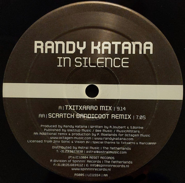 Randy Katana : In Silence (12")