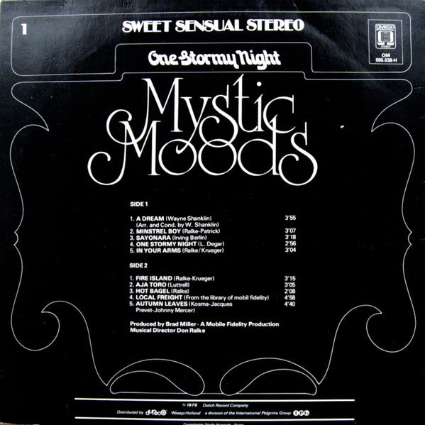 The Mystic Moods Orchestra : One Stormy Night (LP, Album, RE)