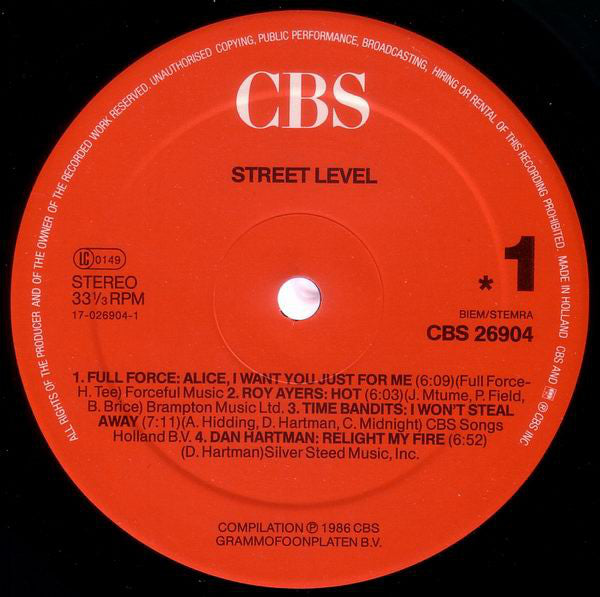 Various : Street Level (LP, Comp)