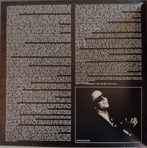 George Shearing : The Way We Are (LP, Album, Gat)