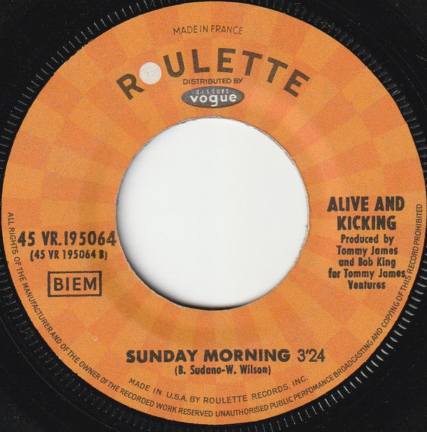 Alive 'N Kickin' : Tighter, Tighter (7", Single)