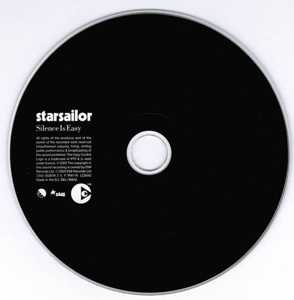 Starsailor : Silence Is Easy (CD, Single, Copy Prot.)