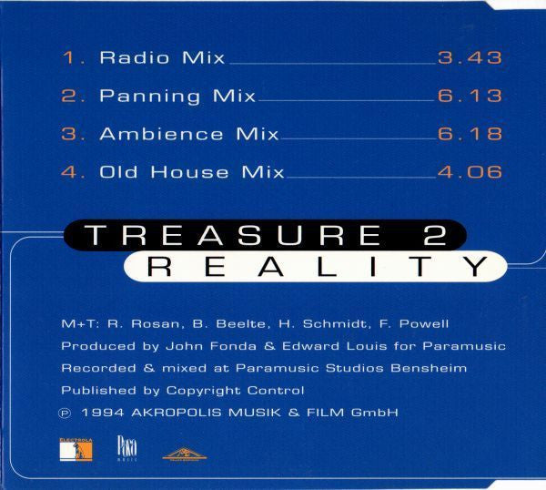 Treasure 2 : Reality (CD, Maxi)