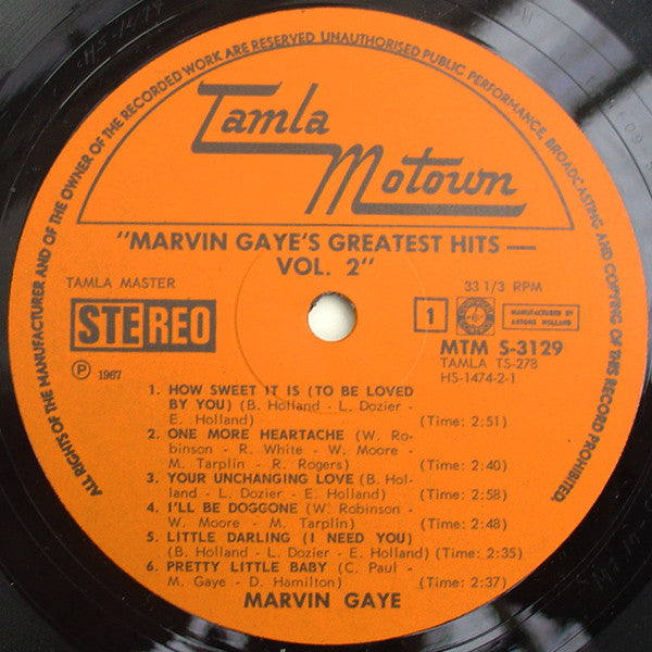 Marvin Gaye : Greatest Hits Vol. 2 (LP, Comp)