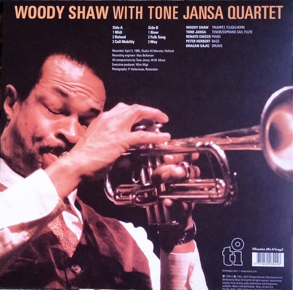 Woody Shaw  With  Tone Janša Kvartet : Woody Shaw With Tone Jansa Quartet (LP, Album, Ltd, Num, RE, Whi)