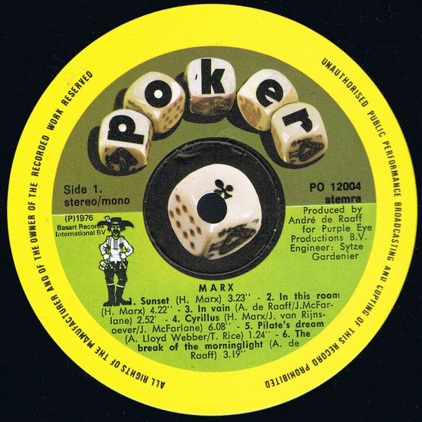 Marx (6) : Marx (LP, Album, Gat)