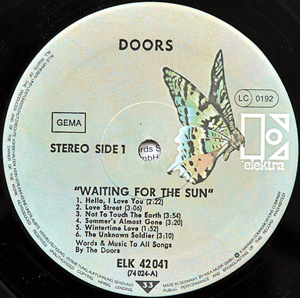 The Doors : Waiting For The Sun (LP, Album, RE)