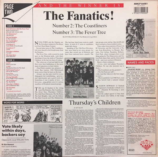 Various : The Houston Post: Nowsounds Groove-In (LP, Comp)