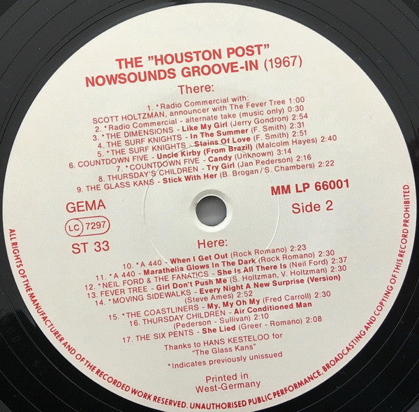 Various : The Houston Post: Nowsounds Groove-In (LP, Comp)