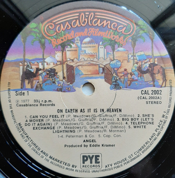 Angel (24) : On Earth As It Is In Heaven (LP, Album)