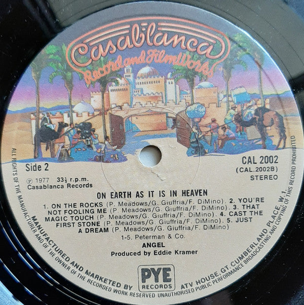 Angel (24) : On Earth As It Is In Heaven (LP, Album)