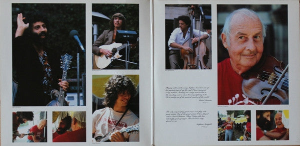 Stéphane Grappelli / David Grisman : Live (LP, Album, Gat)