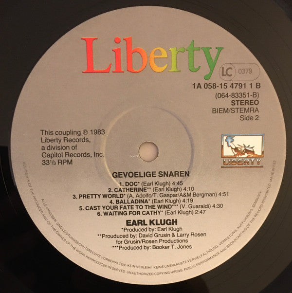 Earl Klugh : Gevoelige Snaren (LP, Comp)
