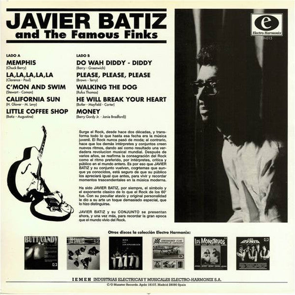 Javier Batiz And The Famous Finks : Javier Batiz And The Famous Finks (10", RE)