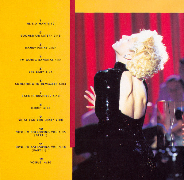 Madonna : I'm Breathless (Music From And Inspired By The Film Dick Tracy) (CD, Album)