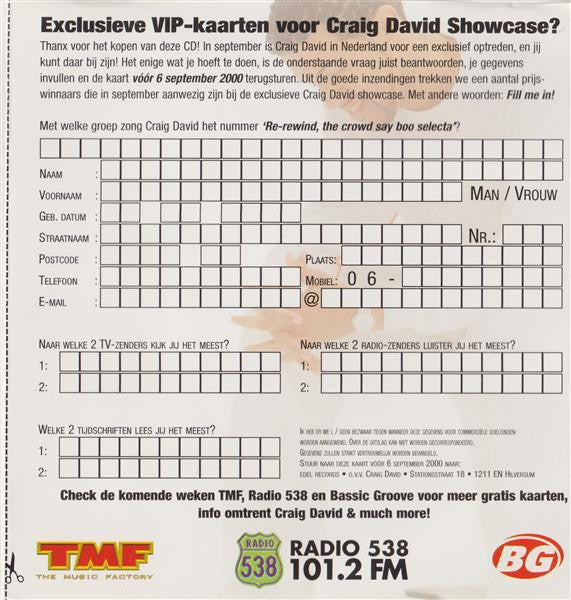 Craig David : 7 Days (CD, Maxi)