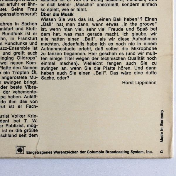 EM Swingin Oil Drops : Like A Drop Of Oil (LP, Album)