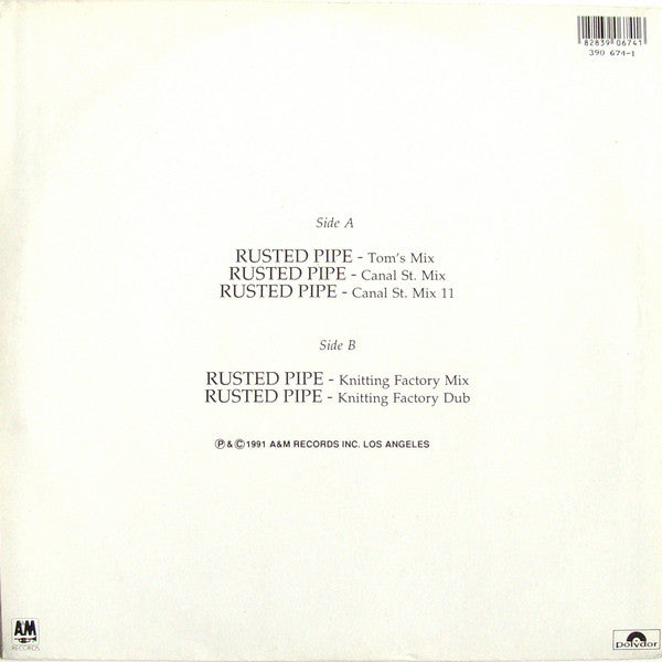 DNA Featuring Suzanne Vega : Rusted Pipe (12")