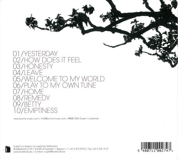 Bunny (5) : Play To My Own Tune (CD, Album)