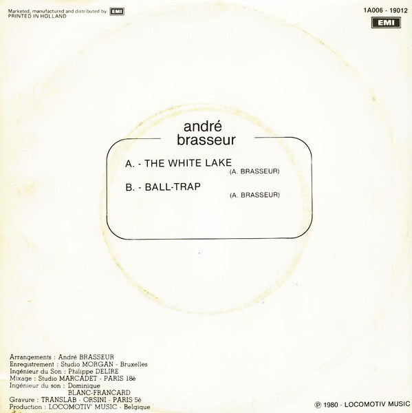 André Brasseur : The White Lake (7", Single)