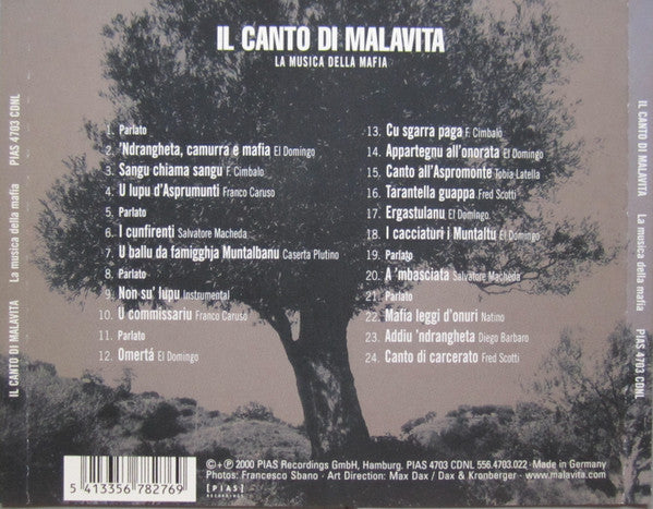 Various : Il Canto Di Malavita - La Musica Della Mafia (CD, Comp)
