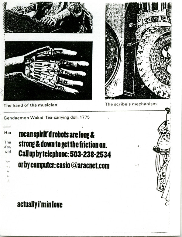 Ramon Speed / Mean Spirit'd Robots : Held Longer Than Haikus But Shorter Than Odes (7", Ltd)
