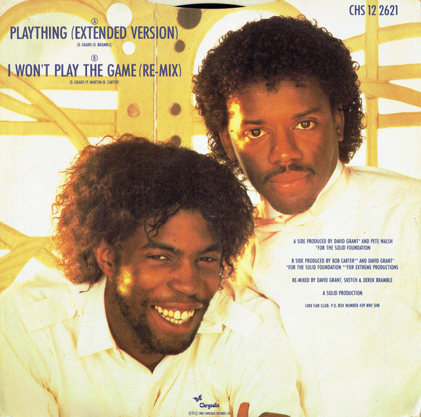 Linx : Plaything (Extended Version) (12", Single)