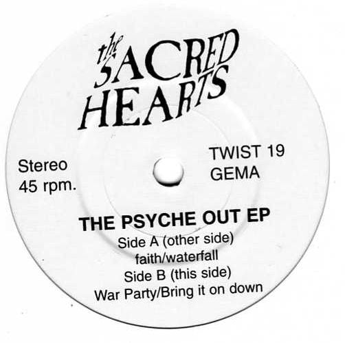The Sacred Hearts : The Psyche Out E.P. (7", EP, Red)