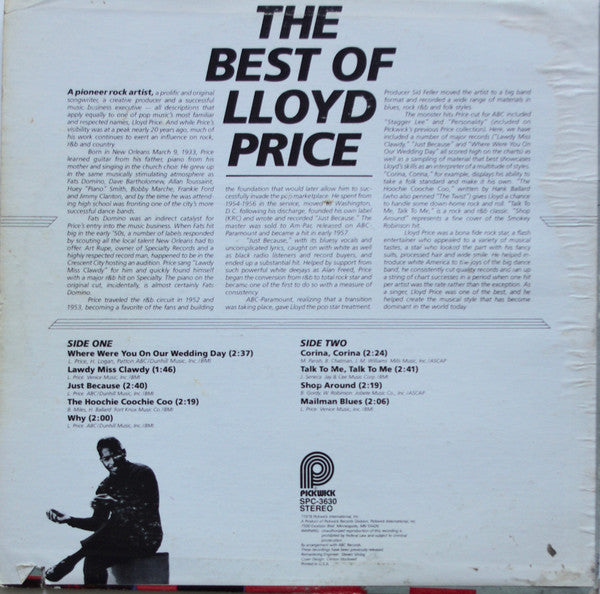 Lloyd Price : The Best Of (LP, Comp)