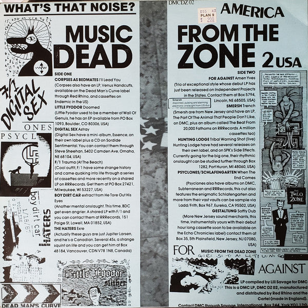 Various : Music From The Dead Zone Two: USA (LP, Comp)