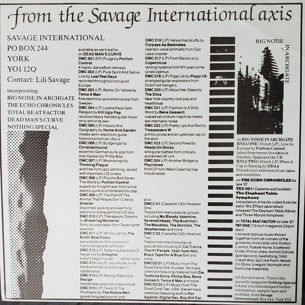 Various : Music From The Dead Zone Two: USA (LP, Comp)