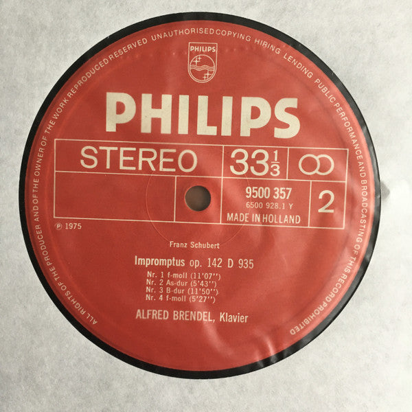 Franz Schubert - Alfred Brendel : Impromptus Op.90, D.899 / Op.142, D.935 (LP, Comp)