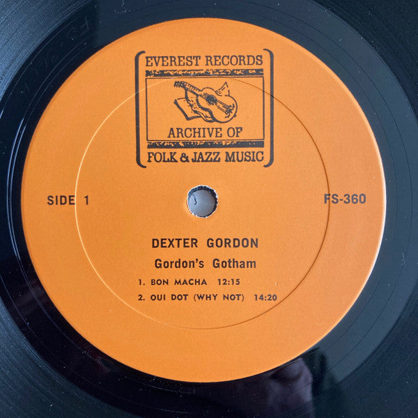 Dexter Gordon : Gordon's Gotham (LP, Album)