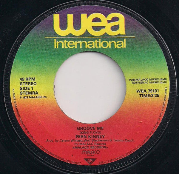 Fern Kinney : Groove Me (7", Single)