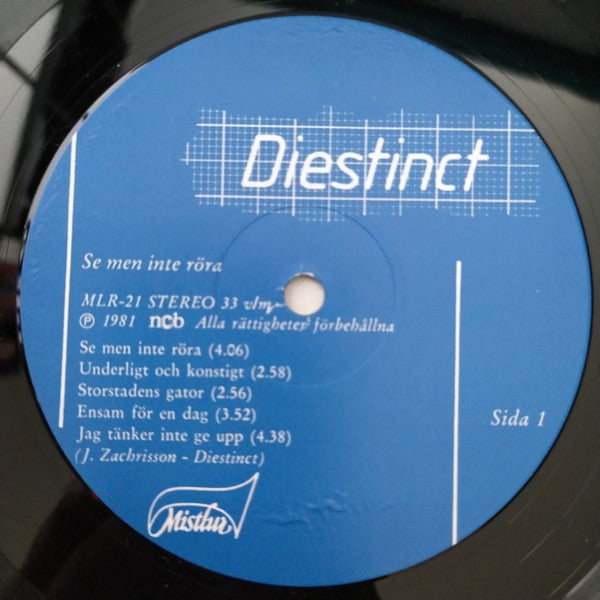 Diestinct : Se Men Inte Röra (LP, Album)