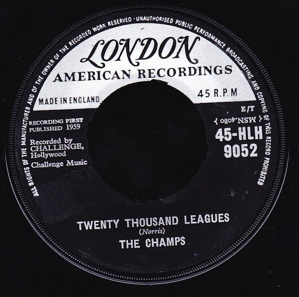 The Champs : Too Much Tequila (7", Single)