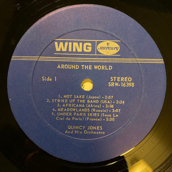 Quincy Jones And His Orchestra : Around The World (LP, Album, RE)